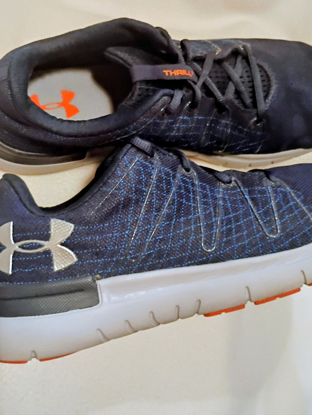 Under Armour Men’s Blue Thrill 3 Athletic Trainers Size 12